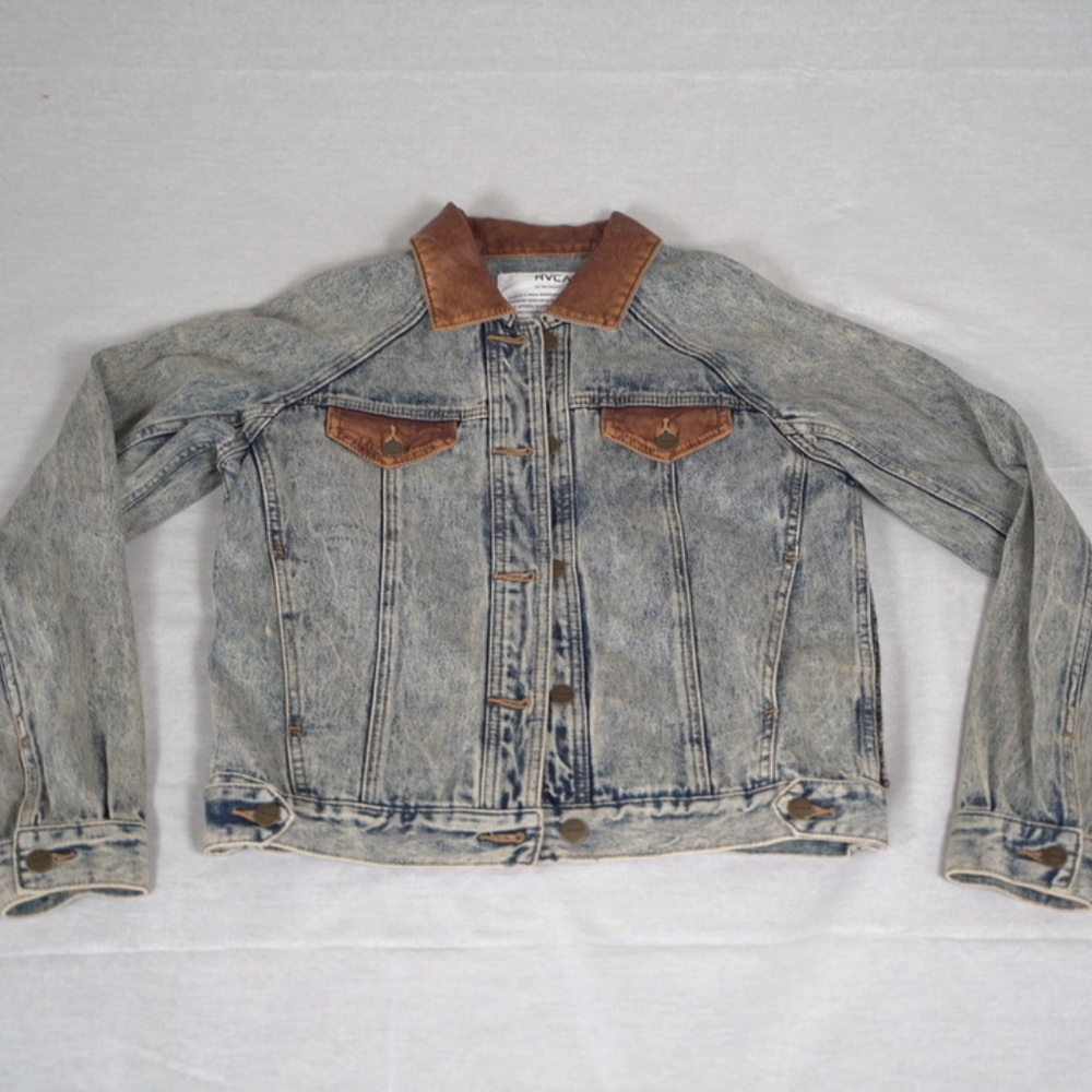 Women's RVCA  Button Down Jean Jacket
